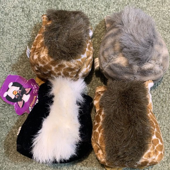 4 Furby Buddies: Vintage 1999  70-700 Leopard & Tiger Prints “No Hungry” W/ Tag - Picture 3 of 3